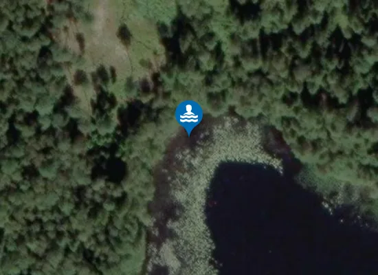 Satellite image of sandstrand