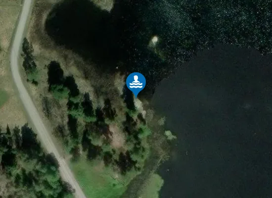 Satellite image of Badplats Kvarnsjön