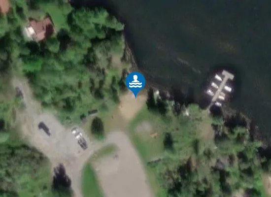 Satellite image of Laxne Badstrand