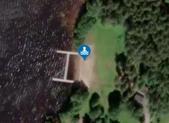 Satellite image of Campingbadets strand