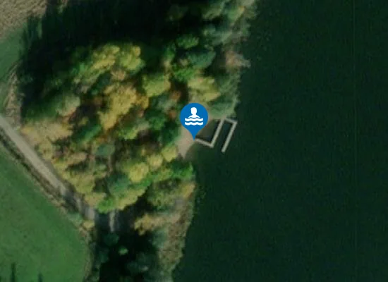 Satellite image of Gillberganäs badplats