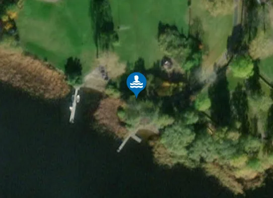 Satellite image of Näshulta kyrkbad badplats