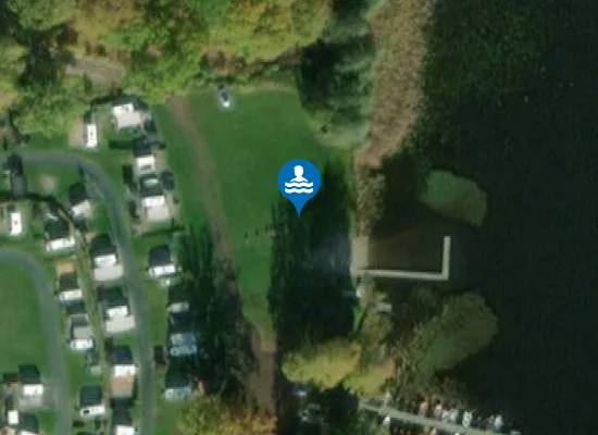 Satellite image of Näshulta Österby camping badplats