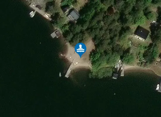 Satellite image of Södra badstrand