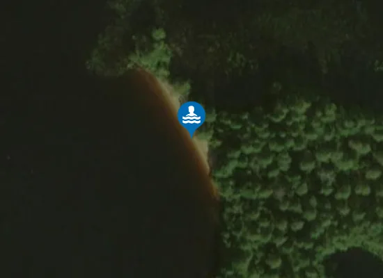 Satellite image of Hawaiistranden