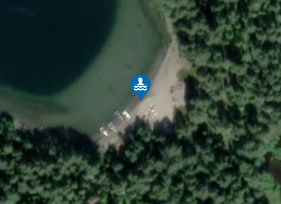 Satellite image of Klubbviken