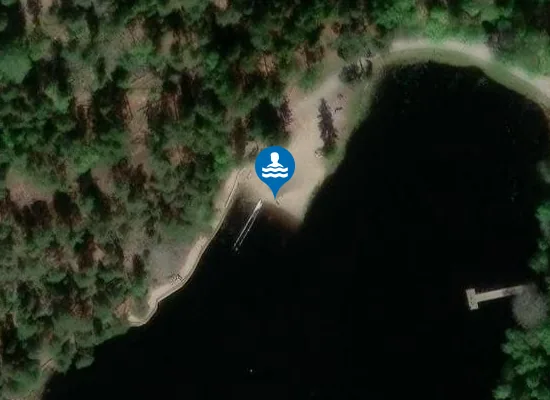 Satellite image of Lilla rudan badplats