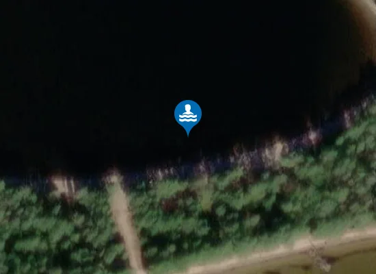 Satellite image of Norra Pånstranden