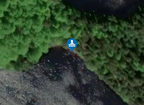 Satellite image of Rävasanden