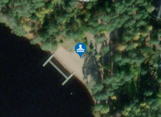 Satellite image of Borsöknabadet
