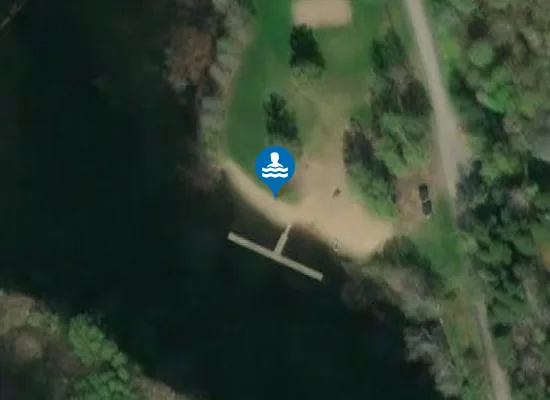 Satellite image of Tmmerö Badplats