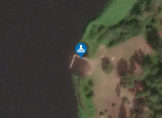 Satellite image of Marsjöns badplats