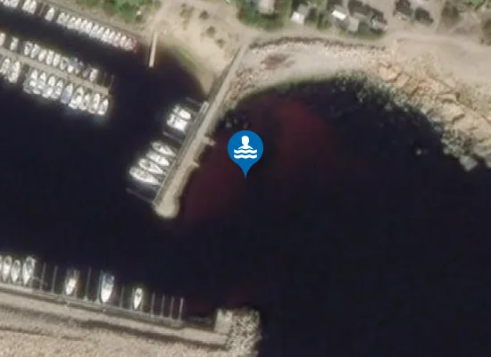Satellite image of Grötviks pir