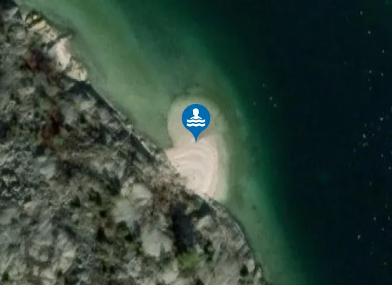 Satellite image of Rågösand