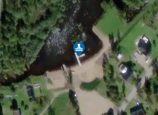Satellite image of Sjötropets badplats
