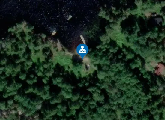 Satellite image of Fiskmyrans badstrand