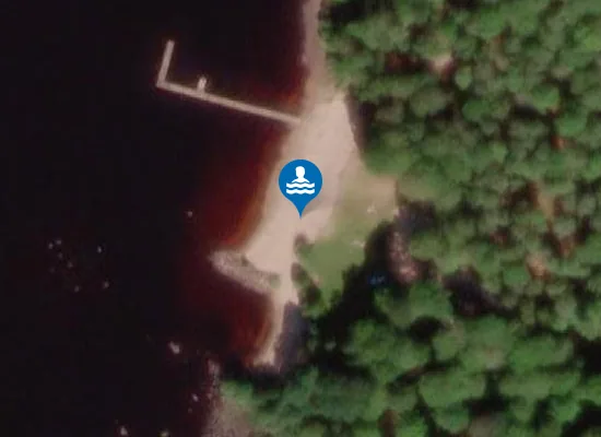 Satellite image of Diö badplats