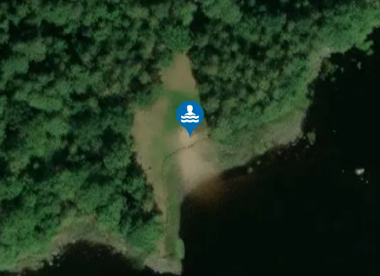 Satellite image of Björnabadet
