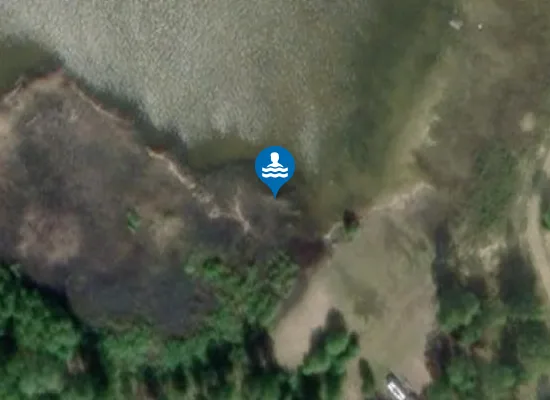 Satellite image of Skräddaretorp badplats