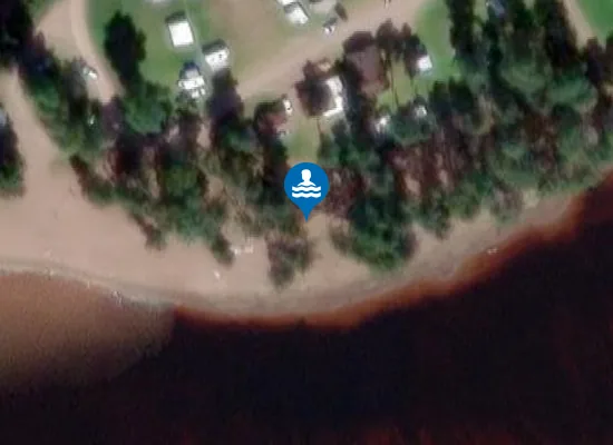 Satellite image of Våmåbadet