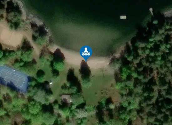 Satellite image of Sandviksbadet