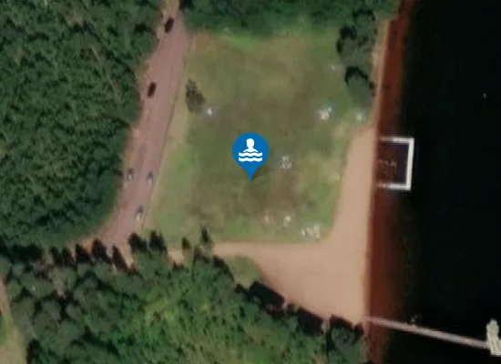 Satellite image of Nässjön