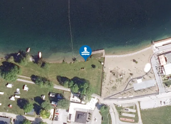 Satellite image of Velenjska plaža