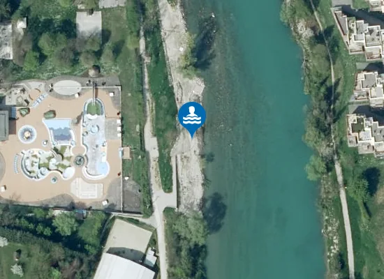Satellite image of Plaža Sava - Laguna