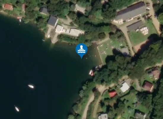 Satellite image of Pláž Zátoka