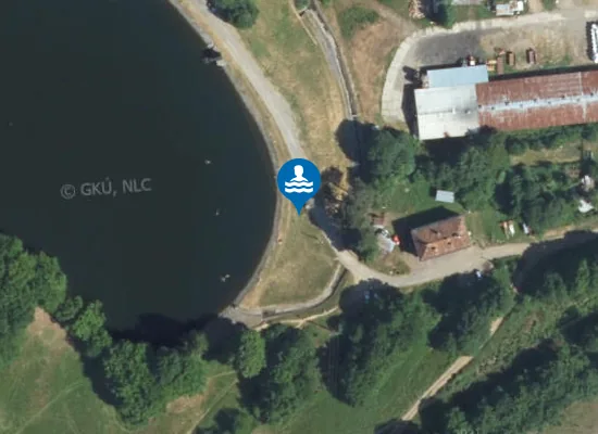 Satellite image of Evička