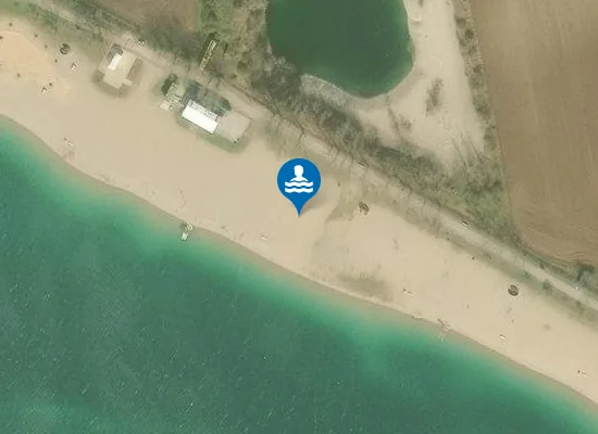 Satellite image of Piata pláž