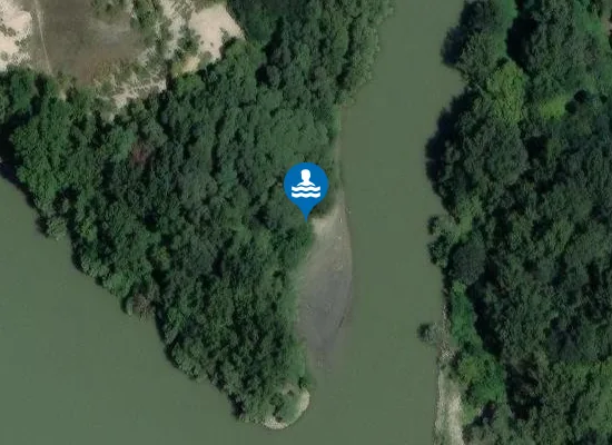 Satellite image of Anjelská pláž