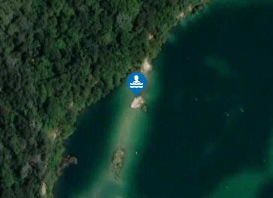 Satellite image of Plážový ostrov A