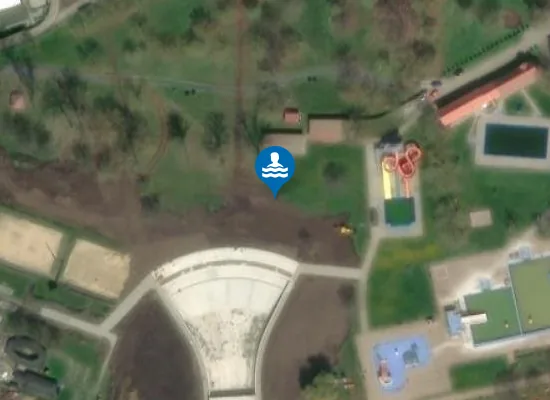Satellite image of Kurinec - Zelená voda