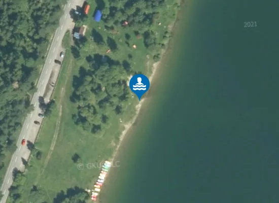 Satellite image of Sielnická zátoka