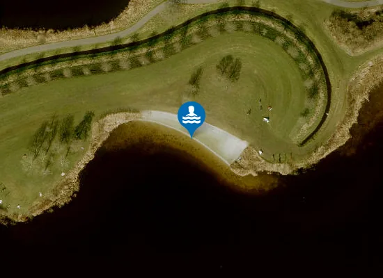 Satellite image of Naaktstrandje Groene Ster