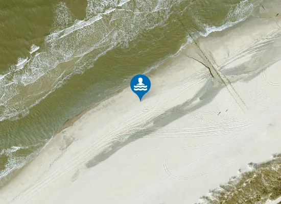 Satellite image of Naaktstrand Domburg