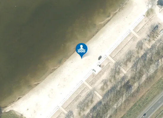 Satellite image of Strand Horst Noord