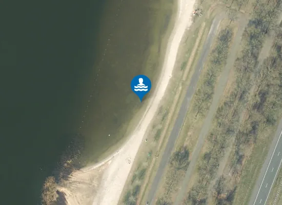 Satellite image of Strand Horst Zuid
