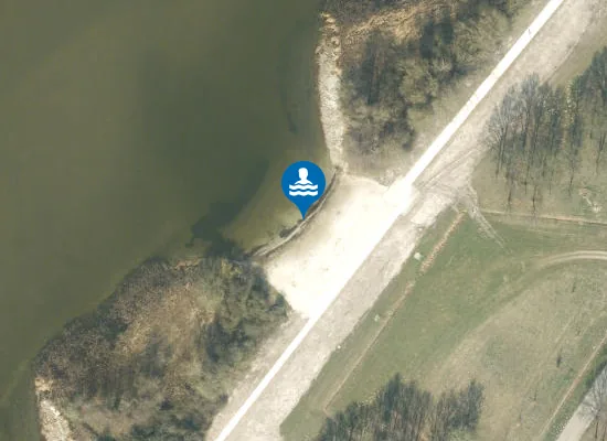 Satellite image of Strand Horst Noord
