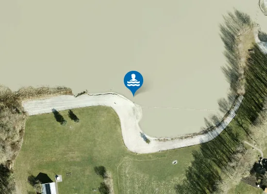 Satellite image of Het Voshuys strand