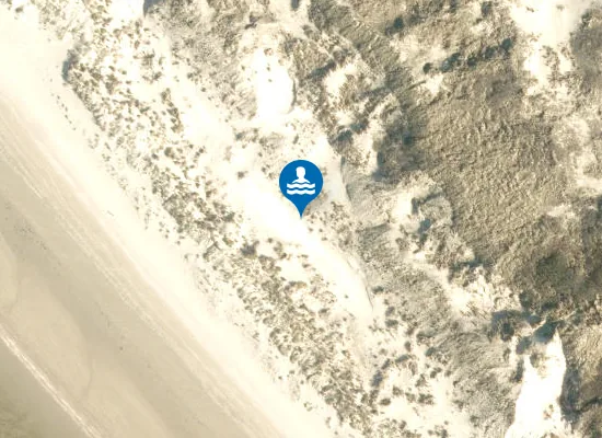 Satellite image of Rockanje Naaktstrand