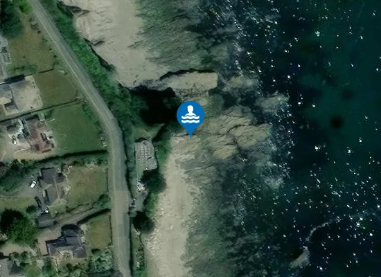 Satellite image of Polkirt Beach