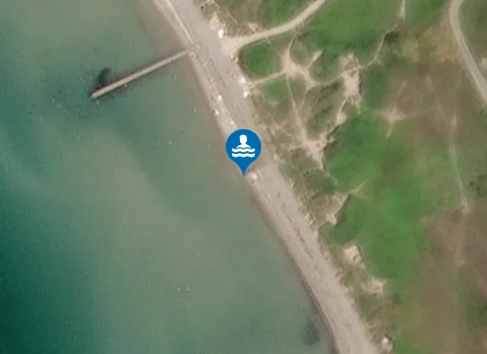 Satellite image of HESSELBJERG STRAND