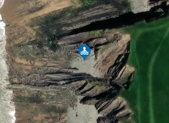 Satellite image of Vinegar Cove