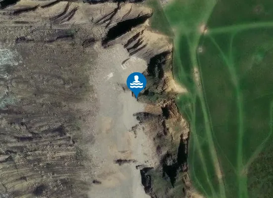 Satellite image of Compass Cove
