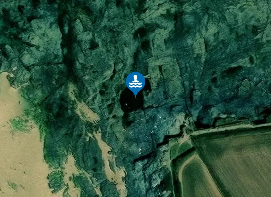 Satellite view of Trevone Bay Sea Pool