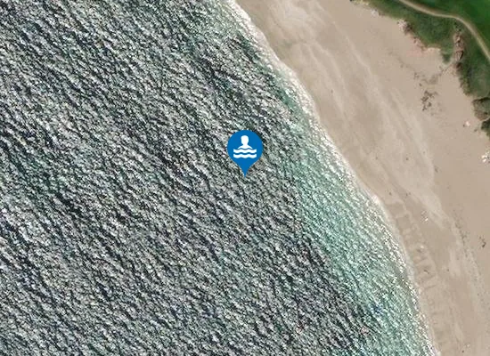 Satellite image of Yarmer Beach