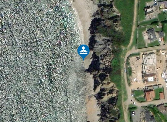 Satellite image of Woolman Cliff