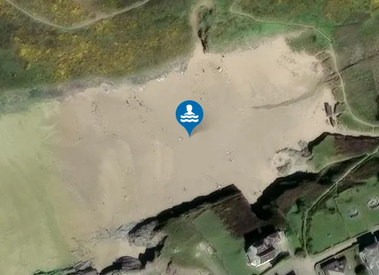 Satellite image of Pentireglaze Haven